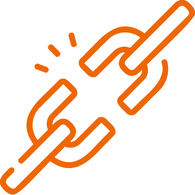 Pictogramme rupture de chaîne