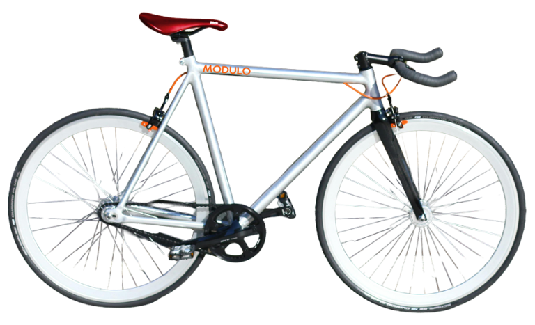 vélo avec selle rouge du logiciel de configuration